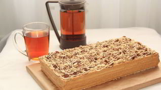 Рецепт Вафельного торта за 15 минут