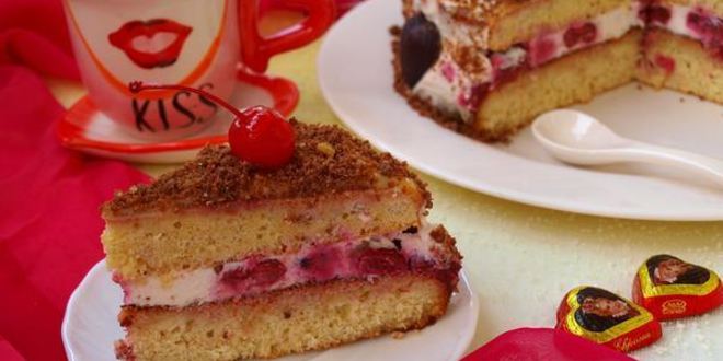 Рецепт вишневого торта для любимого