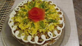 Рецепт Закусочного торта из кабачков