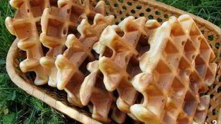 Рецепт Бельгийских вафель без яиц