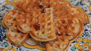 Рецепт Бельгийских вафель с диким рисом