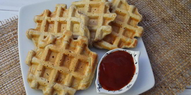 Рецепт чесночных вафель