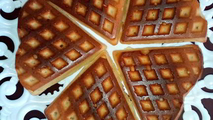 Рецепт Дрожжевых вафель в духовке