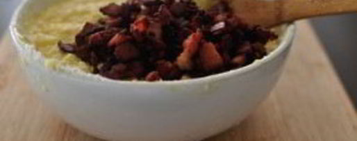 Шаг 3: картофельных вафель с беконом