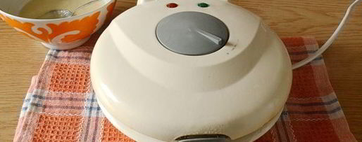 Шаг 7: хрустящих вафель в вафельнице на маргарине