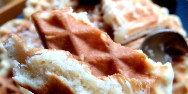 Рецепт овсяных вафель с кунжутом