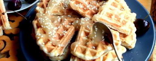 Шаг 10: овсяных вафель с кунжутом