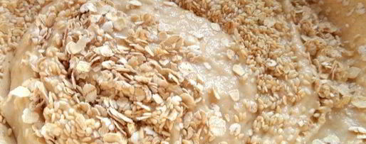 Шаг 6: овсяных вафель с кунжутом