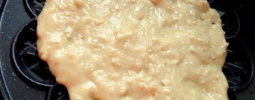 Шаг 7: овсяных вафель с кунжутом