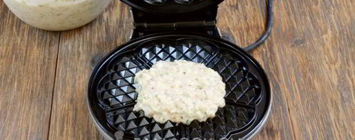 Шаг 4: постных вафель в электровафельнице