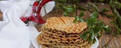 Шаг 5: постных вафель в электровафельнице