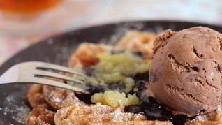 Рецепт Пшенно-овсяных вафли с цельнозерновой мукой