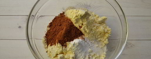 Шаг 1: шоколадна-творожных вафли