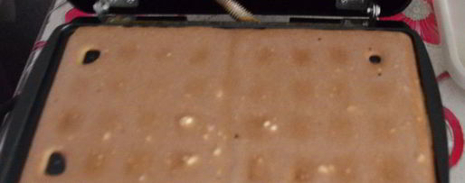 Шаг 3: шоколадна-творожных вафли