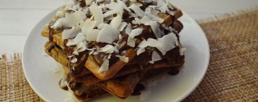 Шаг 4: шоколадна-творожных вафли