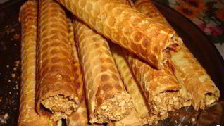 Рецепт Вафельных трубочек