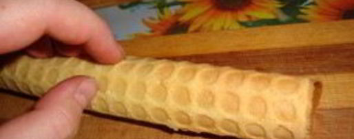 Шаг 7: вафельных трубочек