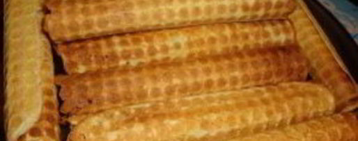 Шаг 8: вафельных трубочек