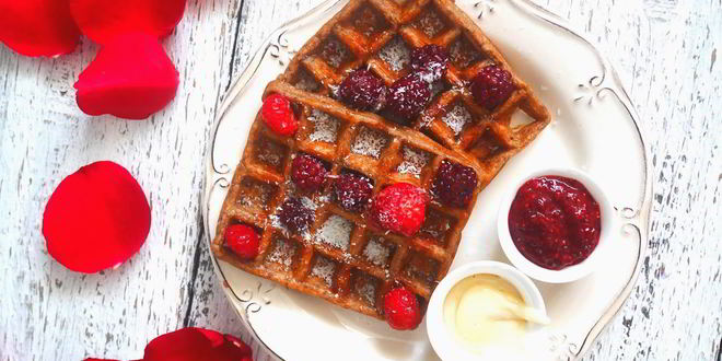 Рецепт вафель без яиц