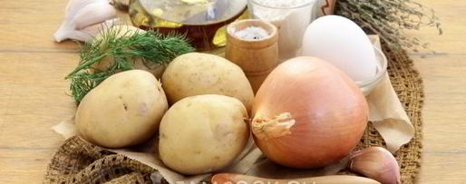 Шаг 1: вафель из картофеля с укропом