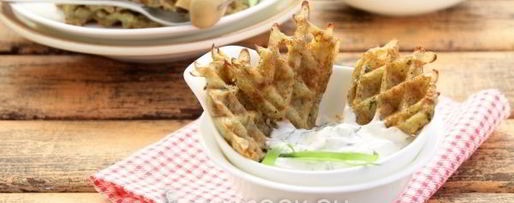 Шаг 11: вафель из картофеля с укропом