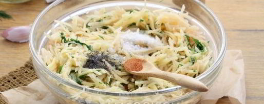 Шаг 6: вафель из картофеля с укропом