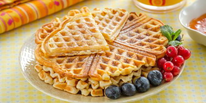 Рецепт вафель к завтраку