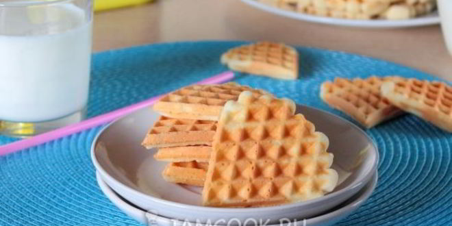 Рецепт вафель песочных