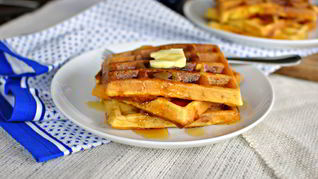 Рецепт Вафель с беконом