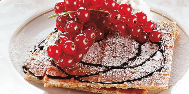 Рецепт вафель с горячим шоколадом