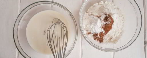 Шаг 3: вафель с корицей и яблочным пюре