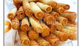 Рецепт Вафель с вареной сгущенкой