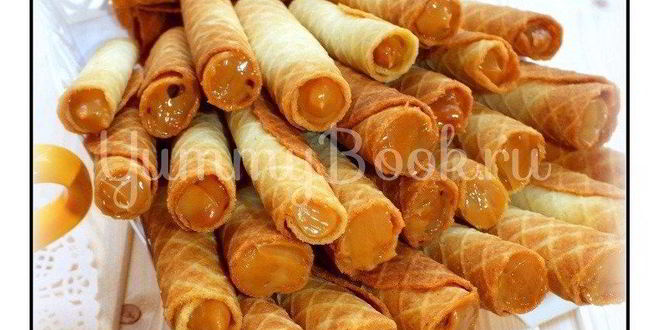 Рецепт вафель с вареной сгущенкой