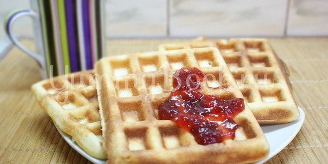 Рецепт вафель в электровафельнице