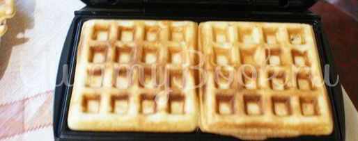 Шаг 6: вафель в электровафельнице