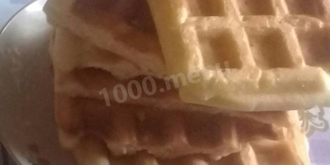 Рецепт венских вафель на молоке