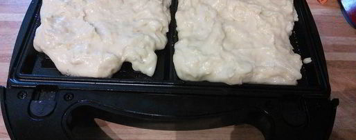 Шаг 6: яблочных вафель