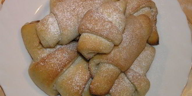 Рецепт ванильных рулетиков на хмелевой закваске