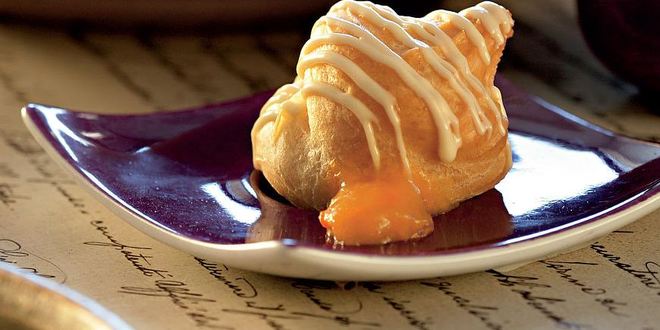 Рецепт имбирных профитролей с манго