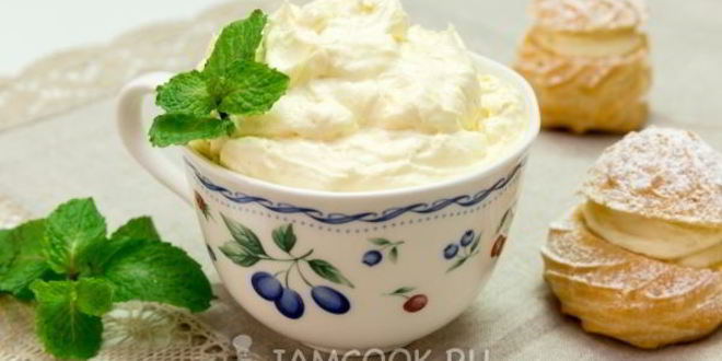 Рецепт крема для эклеров на пудинге