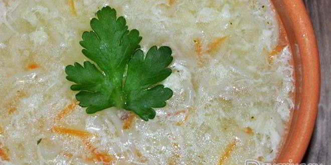 Рецепт куриного супа-эклера