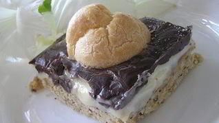 Рецепт Ореховых пирожных с профитролями