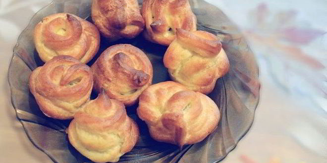 Рецепт профитролей с грибами