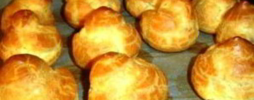 Шаг 2: профитролей с красной рыбой