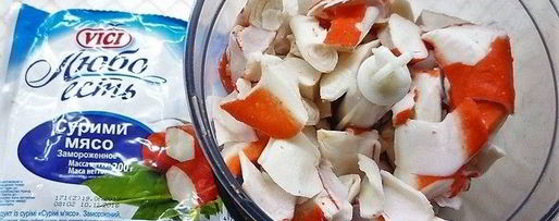 Шаг 7: профитролей с пармезаном и муссом из крабового мяса