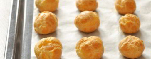 Шаг 2: профитролей с семгой и сливочным сыром