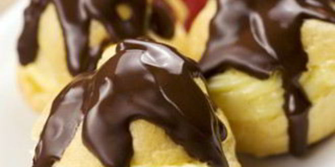 Рецепт профитролей с ванильным кремом