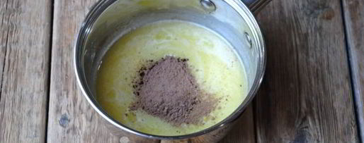 Шаг 5: шоколадной глазури для эклеров