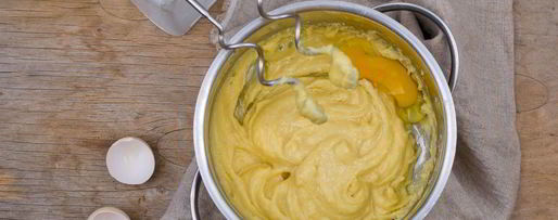 Шаг 2: теста заварного для эклеров