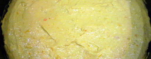 Шаг 11: торта с профитролями и хурмой